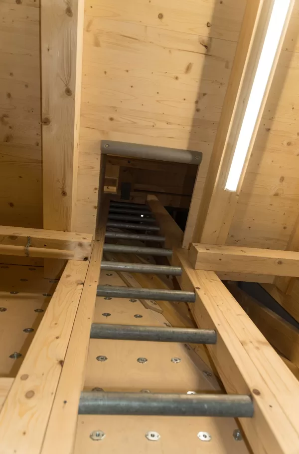 Anbau Aussenkletterwand Climbox in Langnau im Emmental.